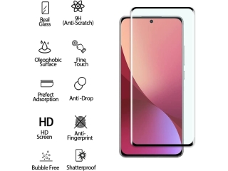 Xiaomi 12X 100% Vollbild Panzerglas Schutzfolie 2.5D 9H