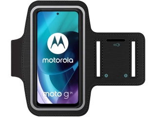 Motorola Moto G71 Fitness Jogging Sport Armband mit Schlüsselfach