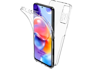 Xiaomi Redmi Note 11 Pro Touch Case 360 Grad Rundumschutz transparent