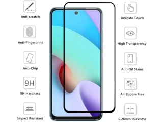 Xiaomi Redmi 10 2022 100% Vollbild Panzerglas Schutzfolie 2.5D 9H
