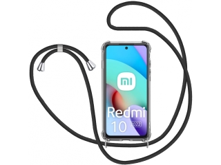 Xiaomi Redmi 10 2022 Handykette Necklace Hülle Gummi transparent