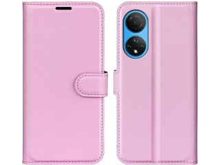 Honor X7 Lederhülle Portemonnaie Karten Etui rosa