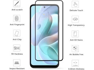 Motorola Moto G41 100% Vollbild Panzerglas Schutzfolie 2.5D 9H