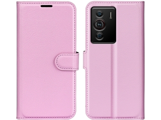 Sony Xperia 10 IV Lederhülle Portemonnaie Karten Etui rosa