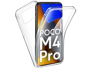 Xiaomi Poco M4 Pro 4G Touch Case 360 Grad Rundumschutz transparent