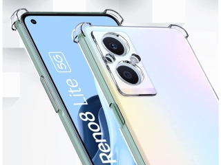 Oppo Reno8 Lite 5G Hülle Crystal Clear Case Bumper transparent