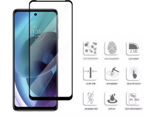 Motorola Moto G51 5G 100% Vollbild Panzerglas Schutzfolie 2.5D 9H