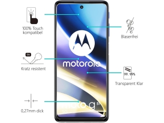 Motorola Moto G51 5G Folie Panzerglas Screen Protector