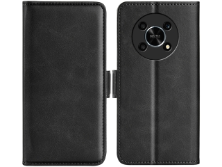Honor Magic4 Lite 5G Leder Hülle Karten Ledertasche schwarz