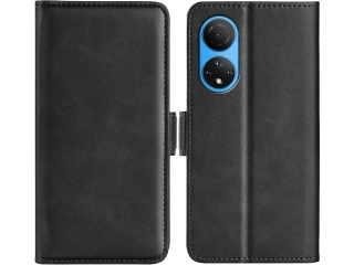 Honor X7 Leder Hülle Karten Ledertasche schwarz