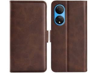 Honor X7 Leder Hülle Karten Ledertasche mokka