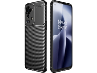 OnePlus Nord 2T Carbon Design Hülle TPU Case flexibel schwarz