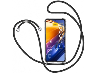 Xiaomi Poco F4 GT Handykette Necklace Hülle Gummi transparent