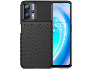 OnePlus Nord CE 2 Lite 5G SpaceCase Stripes Impact-Resistant Hülle schwarz