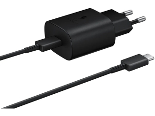 Samsung EP-TA800XB SFC 25W Ladegerät mit USB-C Kabel Retail schwarz