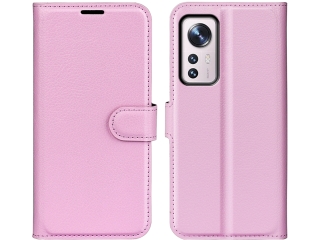 Xiaomi 12 Lite Lederhülle Portemonnaie Karten Etui rosa