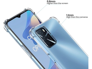 Oppo A54s Hülle Crystal Clear Case Bumper transparent