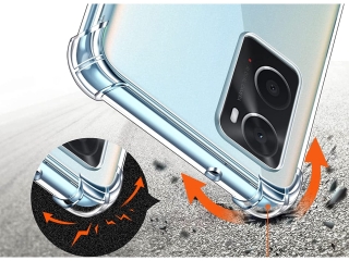 Oppo A96 4G Hülle Crystal Clear Case Bumper transparent