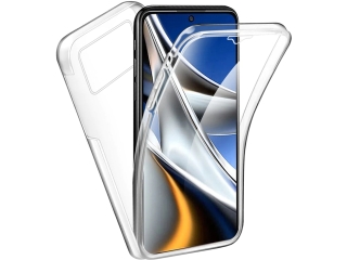 Xiaomi Poco X4 Pro 5G Touch Case 360 Grad Rundumschutz transparent