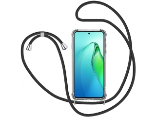 Oppo Reno8 Pro 5G Handykette Necklace Hülle Gummi transparent