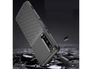 Sony Xperia 5 IV SpaceCase Stripes Impact-Resistant Hülle schwarz