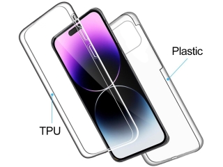 Apple iPhone 14 Pro Touch Case 360 Grad Rundumschutz transparent
