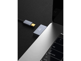 Doppel USB-C auf Dual USB-C 3.1 Space Adapter für Apple MacBook