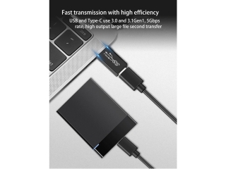 USB 3.0 auf USB-C Adapter 5 Gbit/s Daten & Charge