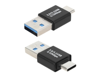 USB-A auf USB-C Kupplung Stecker Verbindung USB 3.1 10 Gbit/s