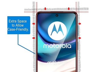Motorola Moto G42 100% Vollbild Panzerglas Schutzfolie 2.5D 9H