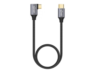 Kurzes USB C Kabel 90 Grad Winkel 50cm Data & Charge