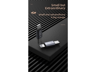 USB C auf Lightning Adapter Stecker (male/male) mit On-The-Go OTG