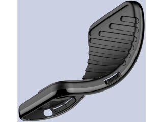 Google Pixel 7 Pro SpaceCase Stripes Impact-Resistant Hülle schwarz