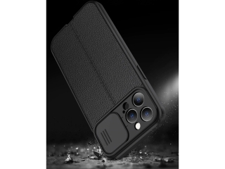 Camera Shield Apple iPhone 14 Pro Leder Design Hülle