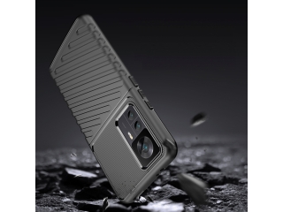 Xiaomi 12T Pro SpaceCase Stripes Impact-Resistant Hülle schwarz