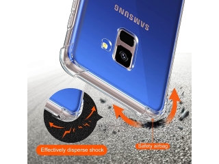 Samsung Galaxy A8 2018 Hülle Crystal Clear Case Bumper transparent