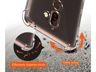 Nokia 7 Plus Crystal Clear Case Bumper transparent
