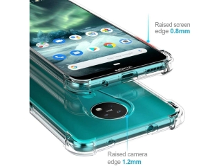 Nokia 7.2 Crystal Clear Case Bumper transparent