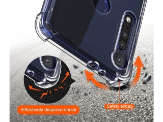 Motorola One Macro Crystal Clear Case Bumper transparent