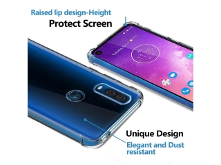 Motorola One Vision Crystal Clear Case Bumper transparent