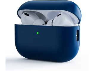 Apple AirPods Pro (2022) Liquid Silikon Case Hülle navyblau