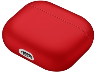 Apple AirPods (2021) Liquid Silikon Case Hülle rot