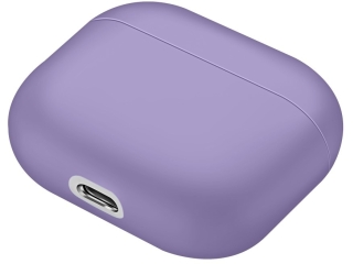 Apple AirPods (2021) Liquid Silikon Case Hülle purple