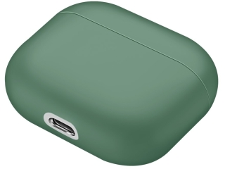 Apple AirPods (2021) Liquid Silikon Case Hülle dunkelgrün