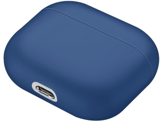 Apple AirPods (2021) Liquid Silikon Case Hülle navyblau