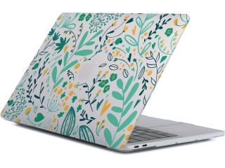 MacBook Air 13 M2 Hard Case Hülle Vegan Festival transparent matt