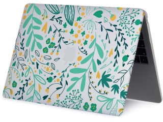 MacBook Air 13 M2 Hard Case Hülle Vegan Festival transparent matt