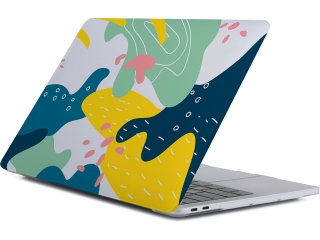 MacBook Air 13 M2 Hard Case Hülle Modern abstract transparent matt