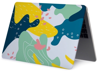 MacBook Air 13 M2 Hard Case Hülle Modern abstract transparent matt