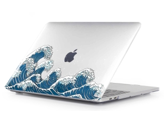 MacBook Air 13 M2 Hard Case Hülle The Wave clear hochglanz